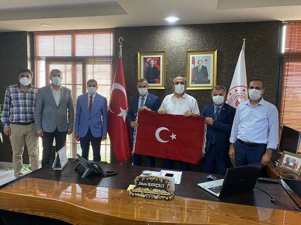 Genel Başkanımız Tayyip DALGIN Mersin İl Sağlık Müdürü  Dr. Sinan BAHÇACI'yı Ziyaret Etti