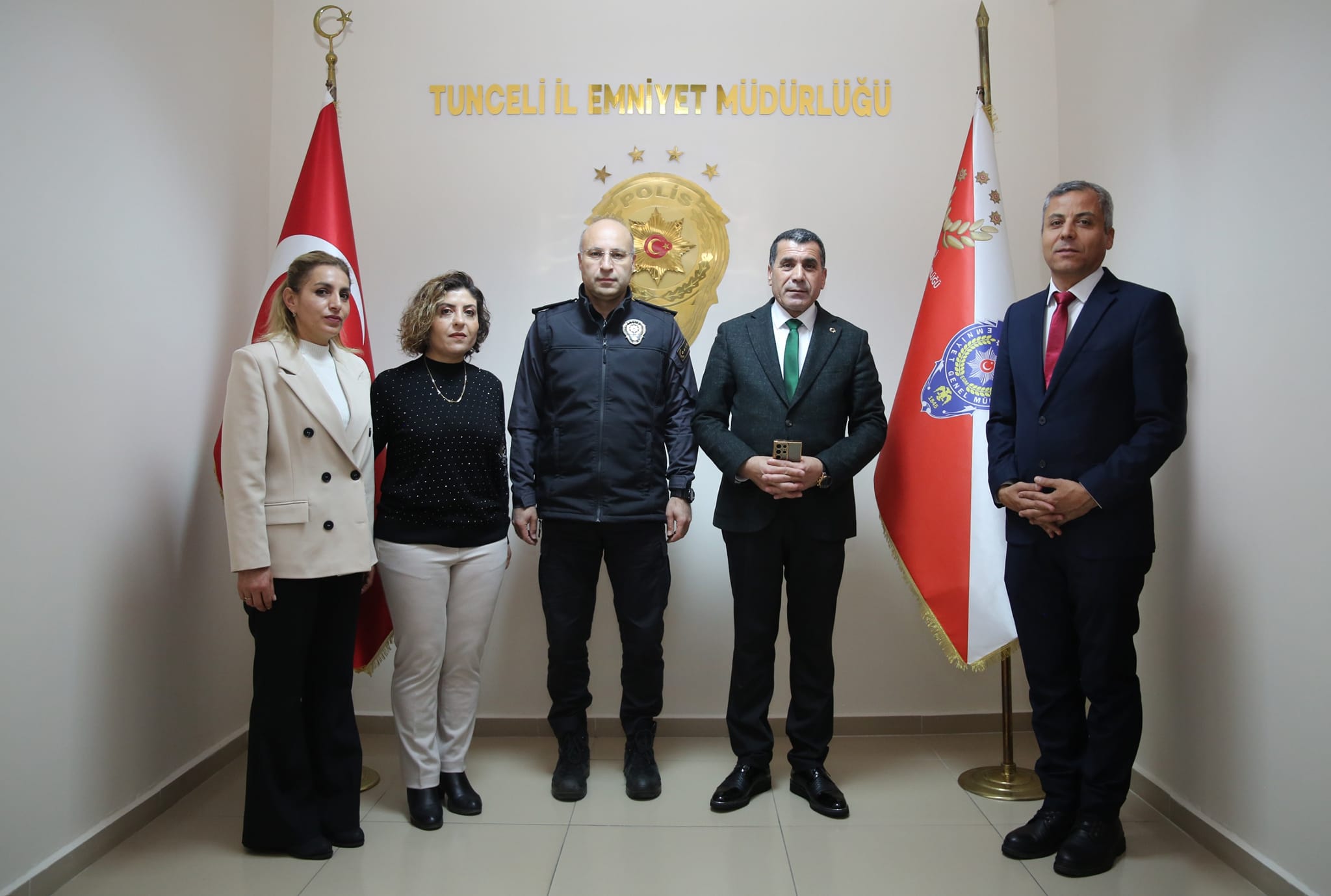 Tunceli İl Emniyet Müdürü Hakan Duman'a Hayırlı Olsun Ziyareti